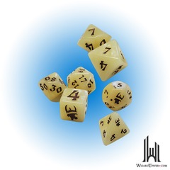 Munchkin Dice set - Tan / Brown